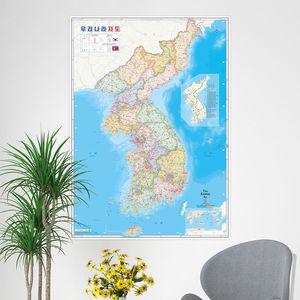 GDM 대한민국 한반도 한국 지도 전도 77x107cm