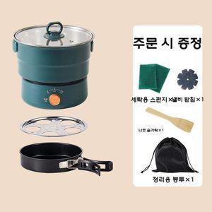 두비 전기 코펠 포트 쿠커 스테인레스 라면 여행용 전기냄비 멀티포트