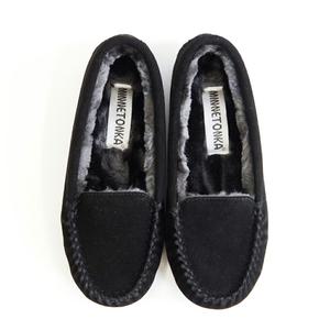 MINNETONKA 여성 신발 로퍼 모카신 슬리폰 보어 퍼 모코 푹신푹신 가벼운 걷기 가을 겨울 클래식 심플 KAYV