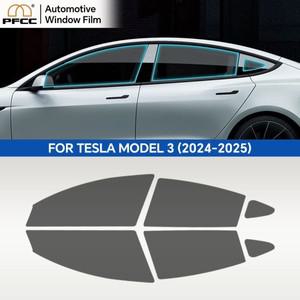 자동차썬팅 Tesla Model 3 2024 용 프리 컷 자동차 창 개인 정보 보호 색조 필름 하이랜드 자동 스티커 포