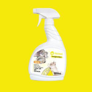 펫크린 탈취제 1000ml 레몬향 강아지 탈취제