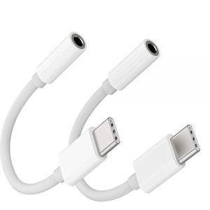 USB-C to 3.5mm 헤드폰 잭 어댑터 아이폰 16/16 프로/15/15 프로/프로 맥스/플러스 타입 C Aux 동글 아이패