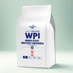 원데이뉴트리션 웨이프로틴 WPI 프로틴 쉐이크 1.3kg 1개 단백질 헬스보충제