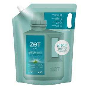 (1+2) 리큐 제트 맥스 실내건조 탈취 파워겔 시트러스 멘톨향 액상세제 리필, 1.8L, 1개 3set