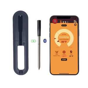 블루투스 온도계 BBQ 스테이크 무선 탐침 App 연동 바베큐 식품용 오븐 온도계