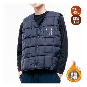 TENZERO 텐제로겨울 바둑판 누빔 두툼한 융털안감 패딩조끼 이너조끼 W24J421 993087