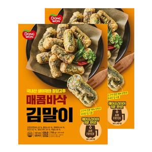 동원 매콤바삭김말이 700g, 2개