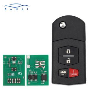 DAHAI JX33 BA5802C 3 3.8MHZ 4D63 칩 플립 접이식 4 버튼 원격 스마트 키 FOB FOR MAZDA 6 RX 8 MAZDA 2 MAZDA 3 MX5 CX9