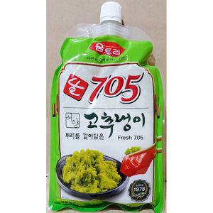 움트리 생와사비 705 700g고추냉이소스 회와 초밥 고추냉이 생와 일식 일식생