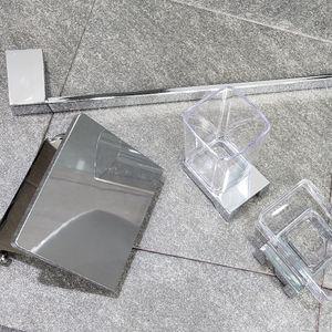 HLBATH 욕실수건걸이 휴지 악세사리4품SET 2200크롬세트 소품 인테리어 액세 소세트 수납용