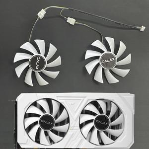 갤럭시 호환 지포스 RTX2060 GTX1660 1660ti 1660S EX 화이트 OC 그래픽 카드에 적합한 2FAN  85mm  4 핀 G