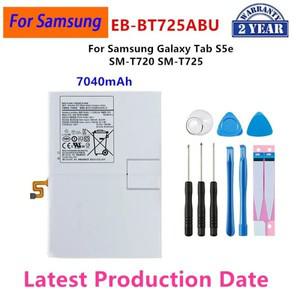 삼성 갤럭시 탭 S5e T725C T720 SM-T720 용 새 EB-BT725ABU 7040mAh 교체 태블릿 배터리