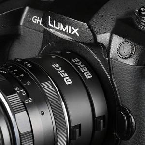 Panasonic 호환 Olympus M4/3 MFT 마운트 미러리스 카메라용 Meike MK-P-AF3B 자동 초점 매크로 확장 튜브
