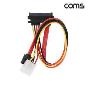 TK (20개) NC049 Coms SATA 22핀 to SATA3+IDE 4핀 전원 케이블 30cm
