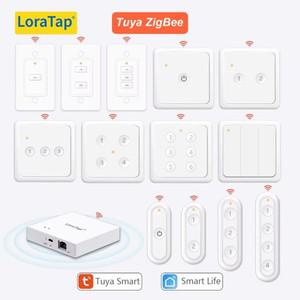 투야 스마트봇LoraTap ZigBee 3.0 무선 14 EU 미국 푸시 버튼  Tuya 장면 자동화 제어 스위치 Smart Life A