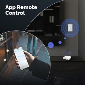 Tuya ZigBee 스마트 라이트 스위치 터치 유리 패널, 내화성 중성선 필요, 알렉사 구글 홈과 리모컨 작동