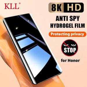 안티 스파이 프라이버시 하이드로겔 보호 필름 Honor 100 90 80 70 Pro Plus X50 GT X40 X9a X9b 용 스크린