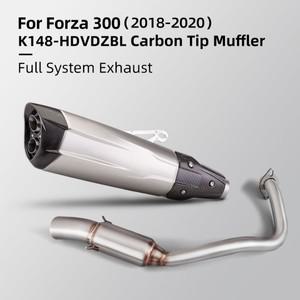 탄소 팁 머플러 개조 오토바이 배기 파이프 forza300 k148 20182020