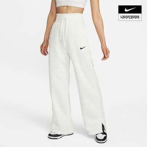 [매장정품] 나이키 NIKE 우먼스 스포츠웨어 피닉스 하이 와이드 플리스 팬츠 DQ5616-133 1271210