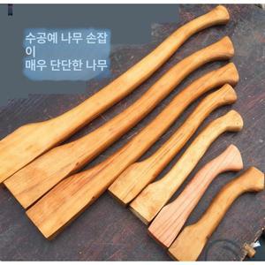 도끼자루 수제작 손잡이 장작 캠핑도끼 부품 목재 벌목 참나무 캠핑용