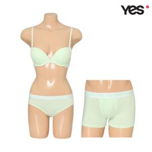 [매장정품] 예스 시그니쳐 민트 커플속옷SET YDWBZ473YDWPZ473YDMDZ473