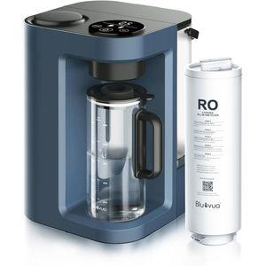 Bluevua RO100ROPOT-LITE 싱크대 역삼투 정수 필터 시스템 블루