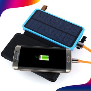 넥스트유 NEXT 8004FSC 휴대용 태양광 보조배터리 4판넬 8000mAh 캠핑용 산악용 야외활동 듀얼충전포트