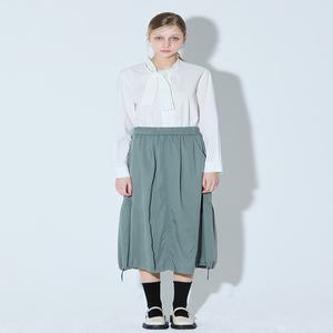 [보니스팍스][보니스팍스(Bonispax)] 라운드 절개 밑단 스트링 스커트 (택가격 99000원)