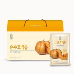 순수 호박즙 90ML 30팩 늙은호박즙 국산늙은호박100프로 건강즙