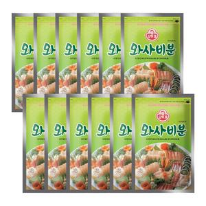 와사비분 300G 12개비소스 고추냉이 비분말 가정용 용비가루 업소용비 업소용