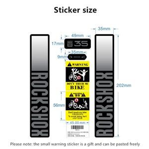 풀페이스헬멧READU 2021rockshox XC35 산악 자전거 프론트 포크 데 스티커 액세서리 acsorios para bicicle