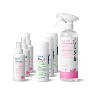 세스코 마이랩 모기 진드기 기피제 반려견용 120 ml x3개 + 아웃도어 미스트 100 ml(인체용) x3개 + 반려동