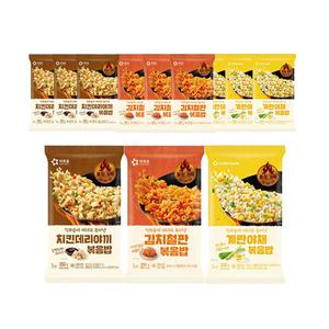 아워홈 치킨데리야끼볶음밥 250g+김치철판볶음밥 250g+계란야채볶음밥 230g 각 4개 (총 12개)