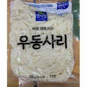 대량 업소용 우동 면 사리 200gX40 식당 볶음 벌크