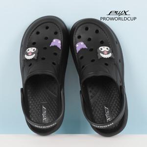쿠로미 비숑 아동용 성인용 여성용 편안한 귀여운 EVA샌들 (블랙)