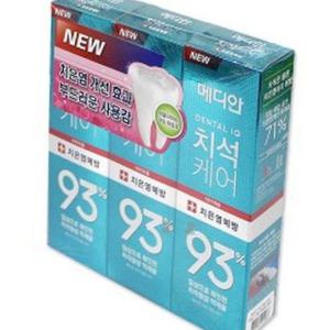 메디안 치석 잇몸치약 120gX3 구취제거 충치치약