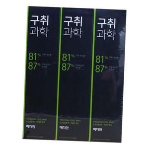 충치 메디안 구취과학 치약 프리징 쿨 민트 120g 3개입