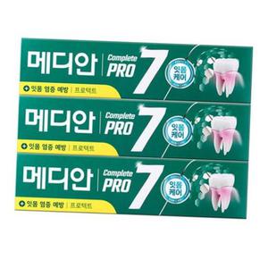 컴플리트 메디안 컴플리트 프로 7 프로텍트 치약 120g x 3입