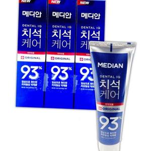 메디안 치석 오리지널 치약 120g 3P O 입냄새