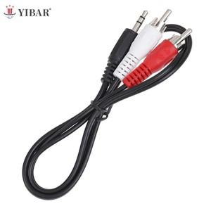 3.5mm 잭 미니 플러그 2 RCA 수 스테레오 오디오 스피커 어댑터 케이블
