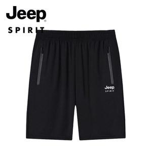JEEP SPIRIT 남성 트레이닝 하프 팬츠 남자 츄리닝 반바지 JPKZ2023