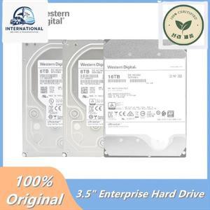 외장 플레이어 Western Digital WD 3.5인치 엔터프라이즈 HDD 8T 10TB SATA 7200RPM 6Gb/s 512M 하드 드라