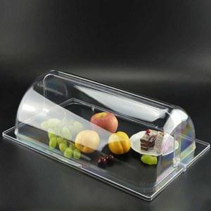 트레이 쟁반 단일 60x40cm 돔덮개 엔틱 뚜껑 베이킹 식당 제과 단열 빵쟁반