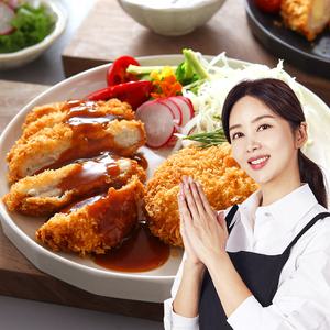 [소비기한 26.04]박솔미 한돈 통등심 돈까스6팩+치즈까스8팩+유자경양식소스1병+소스4팩