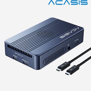  아카시스 ACASIS TBU-405PROMax 썬더볼트4 RAID NVME SSD 외장케이스 인클로저
