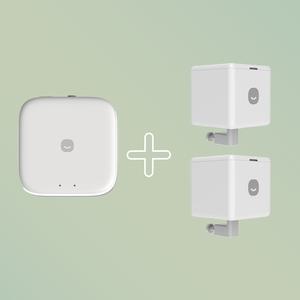 헤이홈 스마트 푸시봇 2개 + 스마트허브 Pro 세트 구성 원격제어 스위치