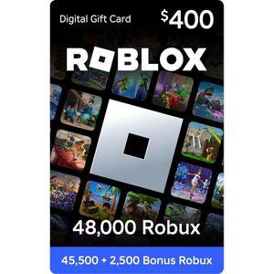 로블록스 디지털 기프트 카드 48000 Robux 전용 가상 아이템 포함 코드