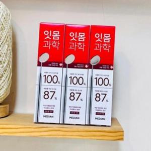메디안 잇몸과학 스트롱민트 치약 120gx3개