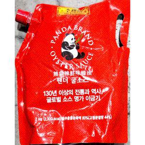 이금기 팬더 굴소스 스파우트팩 2Kg X6 오이스터 중식 액상 요리양념 음식 요리용 조리용 중화