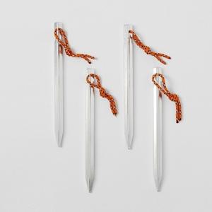 4p세트(18cm) 단조팩 캠핑 y팩 알루미늄 단조펙 삼각 텐트 텐트핀 지주팩 팩 펙